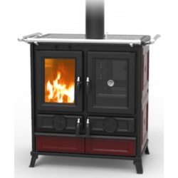 Masina de gatit pe lemne THERMOROSSI Violetta Evo, dimensiuni 913X770X578 mm, culoare bordeaux