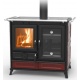 Masina de gatit pe lemne THERMOROSSI Margherita Evo, dimensiuni 913X912X678 mm, culoare bordeaux