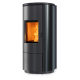 Soba pe peleti cu evacuare superioara NOBIS ROUND TOP STEEL A10, dimensiuni 53 x 58 x 112 cm, culoare negru Soba pe peleti cu evacuare superioara NOBIS ROUND TOP STEEL A10, dimensiuni 53 x 58 x 112 cm, culoare negru