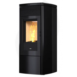 Soba pe peleti etansa NOBIS ZENITH PLUS A10, dimensiuni 53 x 58 x 113 cm, culoare negru