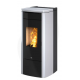 Termosoba pe peleti NOBIS SHAPE H14, dimensiuni 54 x 123 x 57 cm, culoare alb