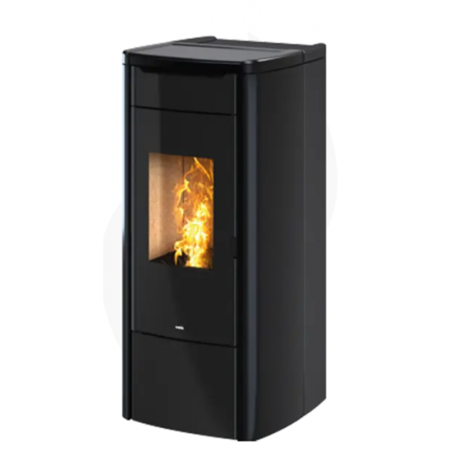 Termosoba pe peleti NOBIS SHAPE H14, dimensiuni 54 x 123 x 57 cm, culoare negru