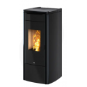 Termosoba pe peleti NOBIS SHAPE H14, dimensiuni 54 x 123 x 57 cm, culoare negru