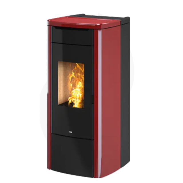 Termosoba pe peleti NOBIS SHAPE H14, dimensiuni 54 x 123 x 57 cm, culoare bordeaux
