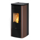 Termosoba pe peleti NOBIS SHAPE STEEL H17, dimensiuni 54 x 123 x 57 cm, culoare bronz