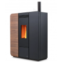 Termosoba pe peleti NOBIS LIGHT H17, dimensiuni 94 x 112 x 35 cm, culoare lemn natural