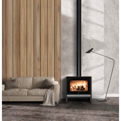 Soba KLOVER VENUS CLASSIC, dimensiuni 72 x 46 x 77 cm, culoare negru