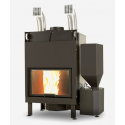 Semineu monobloc hibrid pe lemne / peleti GIROLAMI ALFA BIO, greutate 395 kg
