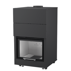 Semineu pe lemne MORETTI DESIGN MONODESIGN 60, greutate 225 kg, puterea nominală 17 kW