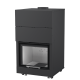 Semineu pe lemne MORETTI DESIGN MONODESIGN 70, greutate 235 kg, puterea nominală 19 kW