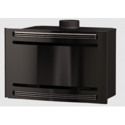 Semineu pe lemne MORETTI DESIGN WOOD SLOT GLASS 80, greutate 97 kg, puterea nominală 9,47 kW
