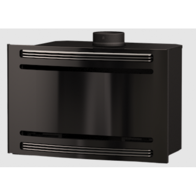 Semineu pe lemne MORETTI DESIGN WOOD SLOT GLASS 80, greutate 106 kg, puterea nominală 9,47 kW