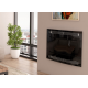 Semineu pe lemne MORETTI DESIGN WOOD SLOT GLASS 80, greutate 106 kg, puterea nominală 9,47 kW