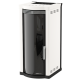Soba pe lemne MORETTI DESIGN ELEGANCE, greutate 80 kg, puterea nominală 6,6 kW, culoare alb