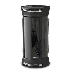 Soba pe lemne MORETTI DESIGN CLESSIDRA, greutate 190 kg, puterea nominală 6,6 kW, culoare negru
