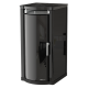 Soba cu tehnologie aqua MORETTI DESIGN TOP GLASS 24, putere 24 kw, culoare negru