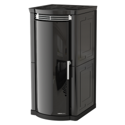 Soba cu tehnologie aqua MORETTI DESIGN TOP ALL STYLE 32, putere 32 kw, culoare negru