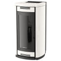 Soba cu tehnologie aqua MORETTI DESIGN PRESTIGE GLASS 32, putere 32 kw, culoare alb