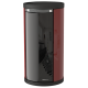 Soba cu tehnologie aqua MORETTI DESIGN EXCLUSIVE GLASS 32, putere 32 kw, culoare bordeaux
