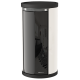 Soba cu tehnologie aqua MORETTI DESIGN EXCLUSIVE GLASS 32, putere 32 kw, culoare alb