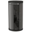 Soba cu tehnologie aqua MORETTI DESIGN EXCLUSIVE GLASS 32, putere 32 kw, culoare gri