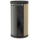 Soba cu tehnologie aqua MORETTI DESIGN EXCLUSIVE GLASS 32, putere 32 kw, culoare bej