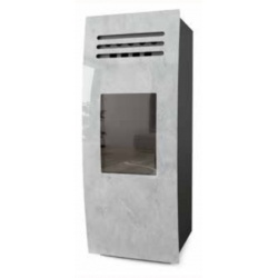 Soba hibrid MORETTI DESIGN DREAM STONE 14, putere 14 kw, culoare piatra