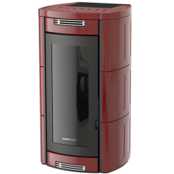 Soba tehnologie aqua MORETTI DESIGN ALADINO ALL STYLE 24, putere 24 kw, culoare bordeaux