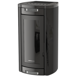 Soba pe peleti tehnologie air MORETTI DESIGN ALADINO STYLE 14, putere 14 kw, culoare negru