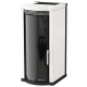 Soba hibrid MORETTI DESIGN ELEGANCE GLASS 12, putere 12 kw, culoare bordeaux