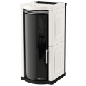 Soba hibrid MORETTI DESIGN ELEGANCE STYLE 12, putere 12 kw, culoare alb