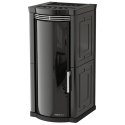 Soba hibrid MORETTI DESIGN ELEGANCE STYLE 12, putere 12 kw, culoare negru