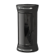 Soba cu tehnologie aqua MORETTI DESIGN CLESSIDRA GLASS 19, putere 19 kw, culoare negru