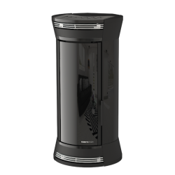 Soba cu tehnologie aer MORETTI DESIGN CLESSIDRA GLASS 10, putere 10 kw, culoare negru