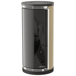 Soba cu tehnologie aqua MORETTI DESIGN ERGONOMIC 22, putere 22 kw, culoare champagne