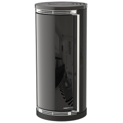 Soba cu tehnologie aer MORETTI DESIGN ERGONOMIC 10, putere 10 kw, culoare negru