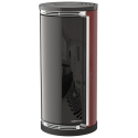 Soba hibrid MORETTI DESIGN ERGONOMIC 14, putere 14 kw, culoare bordeaux