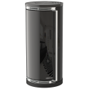 Soba hibrid MORETTI DESIGN ERGONOMIC 12, putere 12 kw, culoare negru