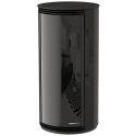Soba hibrid MORETTI DESIGN GLOBE GLASS RELAX , putere 9 kw, culoare negru