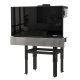 Soba cu tehnologie aqua MORETTI DESIGN SLOT VISION, putere 23 kw, culoare otel inoxidabil sau bronz